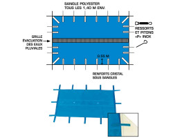 Bâche hiver de sécurité Cos Plus Safe