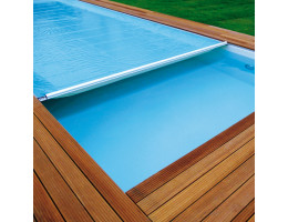 Couverture de piscine Walulock Under - Coloris Bleu azur - Rails IN