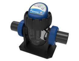 Électrolyseur au sel SSC Nano by Emaux avec socle si besoin de pose au sol