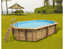 Piscine bois Ubbink Azura 4,90 x 3,00 m