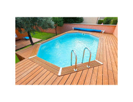 Piscine bois Ubbink Azura 4,90 x 3,55 x h1,30m