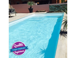 Piscine coque vinylester 7 x 3,50 m Zenao by Belora