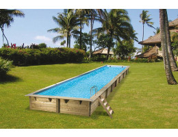 Piscine bois Ubbink Linea 15,5 x 3,5 x h1,55m