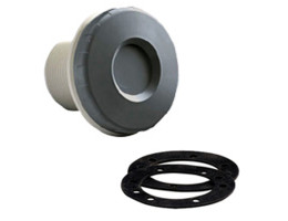 Prise balai Astral béton blanc