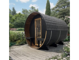 Sauna d'extérieur à vapeur Onyxia Barrel Holl's