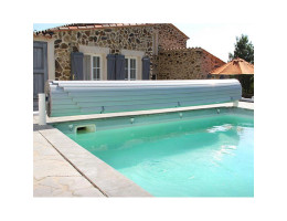 Volet de piscine électrique avec fins de course mécaniques