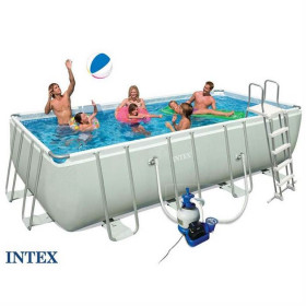 Piscine tubulaire Intex Ultra Silver 5,49 x 2,74 x 1,32 m