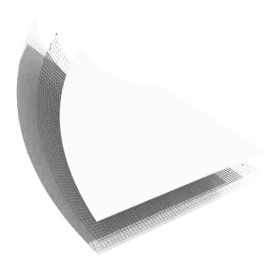 LINER PVC ARME 150/100 BLANC STANDARD UNI - ROULEAU DE 41,25 M2