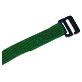 Sangle de tension avec passant inox S côté enrouleur (vert)