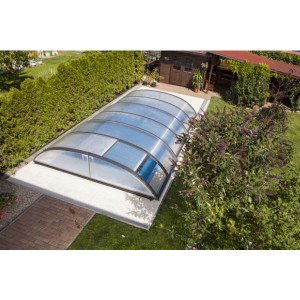 Abri de piscine Alto 6,42 x 3,90 x h0,80m