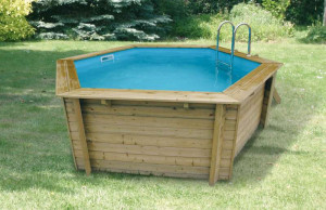 Piscine bois Ubbink Azura 4,10 x h1,20m