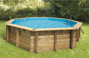 Piscine bois Ubbink Ocea 4,30 x 1,20 m
