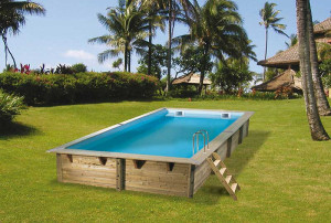 Piscine bois Ubbink Ocea 4,30 x 1,20 m