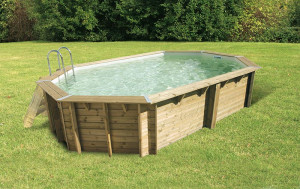 Piscine bois Ubbink Ocea 4,30 x 1,20 m