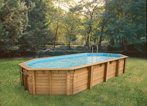 Piscine bois Ubbink Ocea 4,30 x 1,20 m