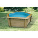 Piscine bois Ubbink Azura 4,10 x h1,20m