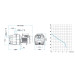 Dimensions et courbes du surpresseur DAB Jetcom