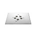 JetStream Viva UWE : buse d'hydromassage de fond finition Inox quad