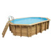 Piscine bois Ubbink Azura 4,90 x 3,55 x h1,30m