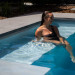 Piscine coque vinylester 11 x 4,20 x h1,50 m Moorea avec banquette immergée