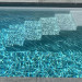 Piscine coque vinylester 11 x 4,20 x h1,50 m Moorea avec escalier design