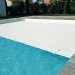 Volet piscine immergé avec plage apparente
