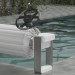 Volet piscine hors sol APF Pool Swift avec volant en mode manuel
