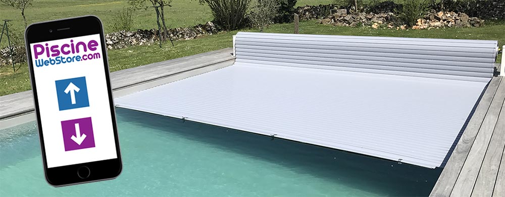 Commande à distance de votre couverture électrique pour piscine