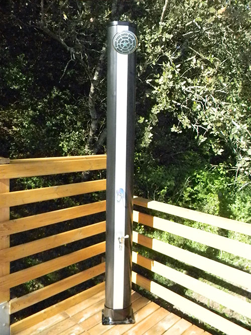 Douche solaire droite 34L