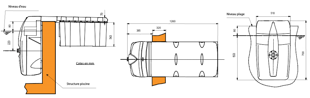 Plan de cote du bloc Filtrinov FB 12