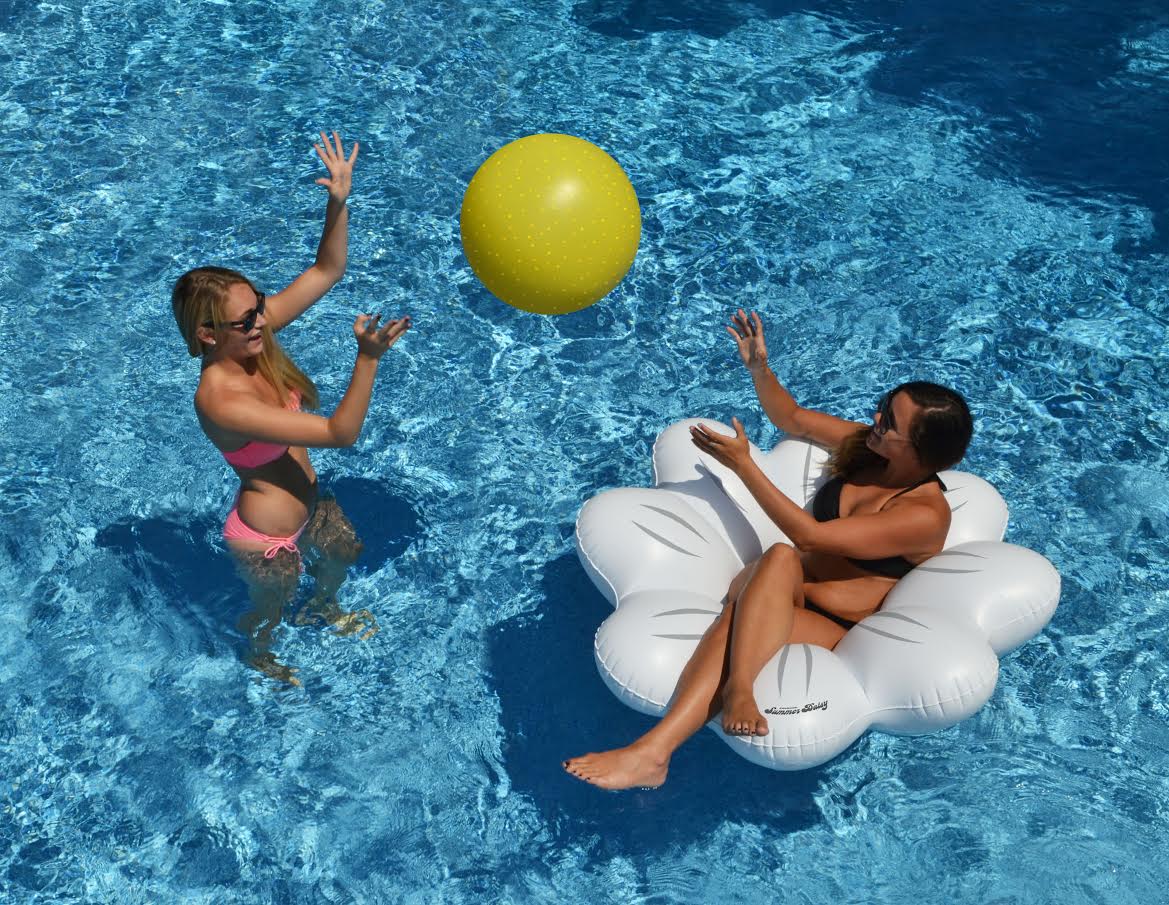 bouée marguerite avec ballon