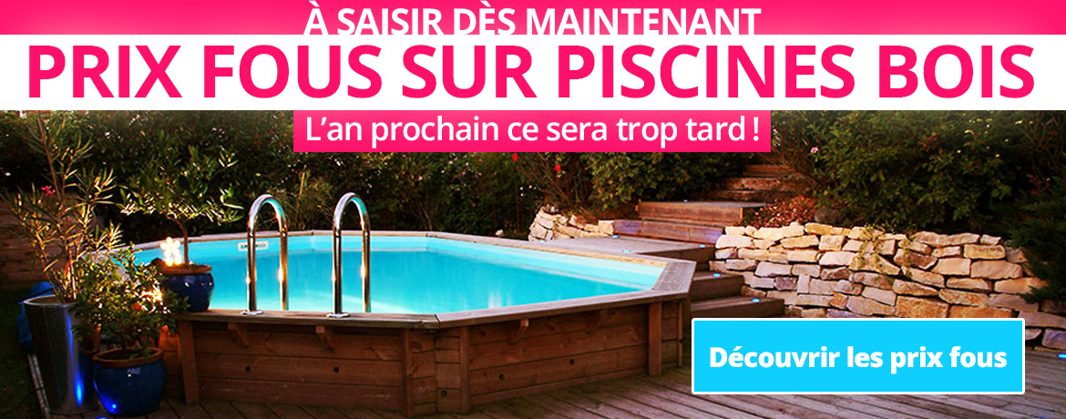 Promotions piscines bois Ubbink