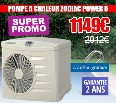 Pompe à chaleur Zodiac Power 5 en promotion ! 