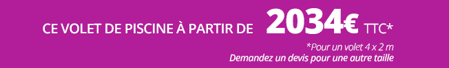 Tarif volet de piscine électrique AFC électroniques