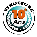 Garantie 10 sur la structure bois