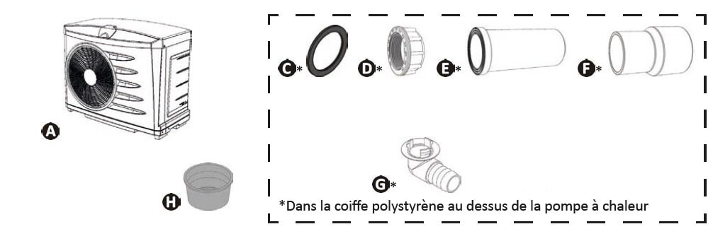 HOUSSE HIVERNAGE POMPE A CHALEUR ZODIAC EDEN PAC MONOBLOC - Vente