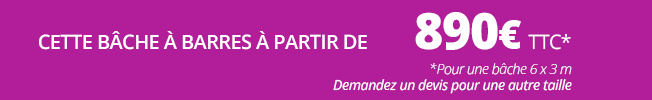 Offre bâche à barres Access