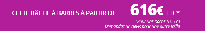 Offre bâche à barres First