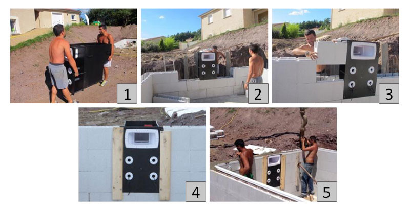 Les 5 étapes pour monter un mur filtrant lors de la construction d'une piscine en polystyrène