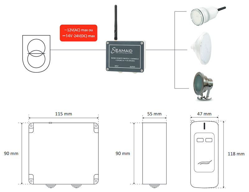 Module de commande Seamaid 1 canal